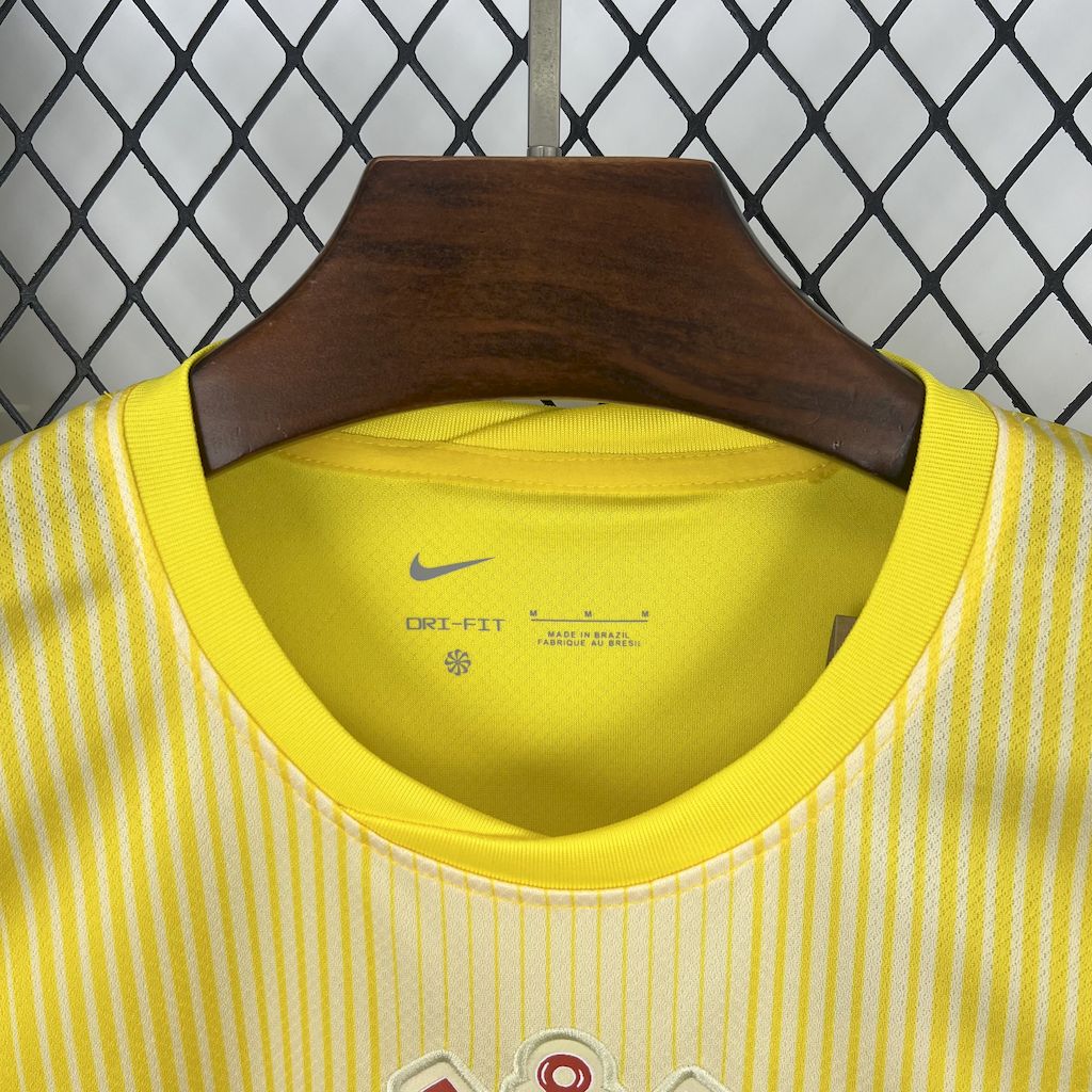 25-26 Corinthians Goal Keeper Yellow Fans Jersey /25-26 科林蒂安黄色守门员球迷版