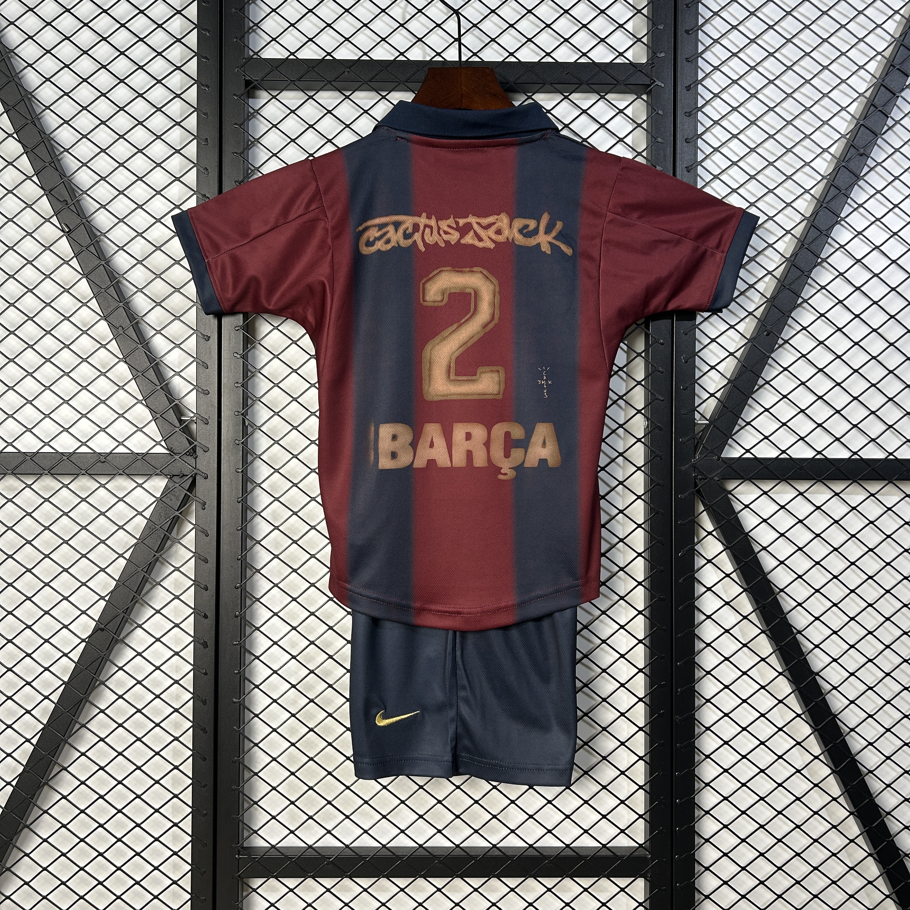 25-26 Barcelona Home Speical Kid Kit/24-25巴萨主场童装联名