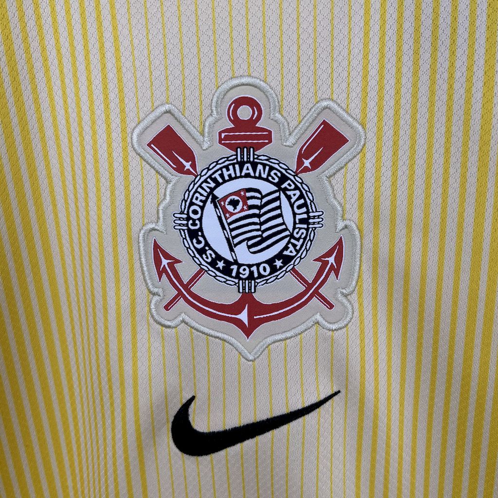 25-26 Corinthians Goal Keeper Yellow Fans Jersey /25-26 科林蒂安黄色守门员球迷版