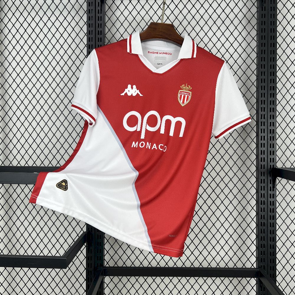 25-26 Monaco Home Fans Jersey/ 25-26 摩纳哥主场球迷版