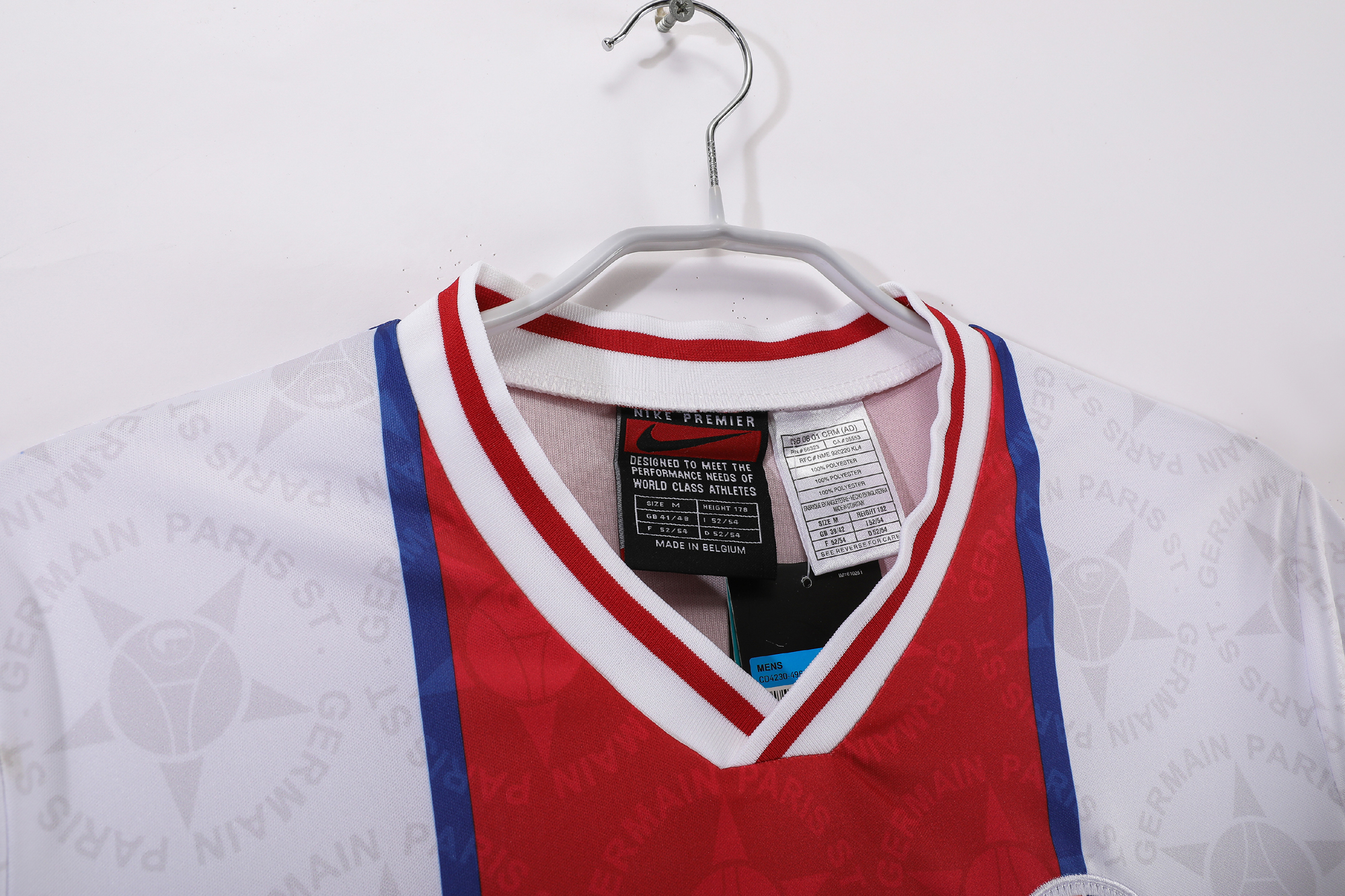 95-96 PSG Away Retro Jersey/95-96PSG巴黎客场