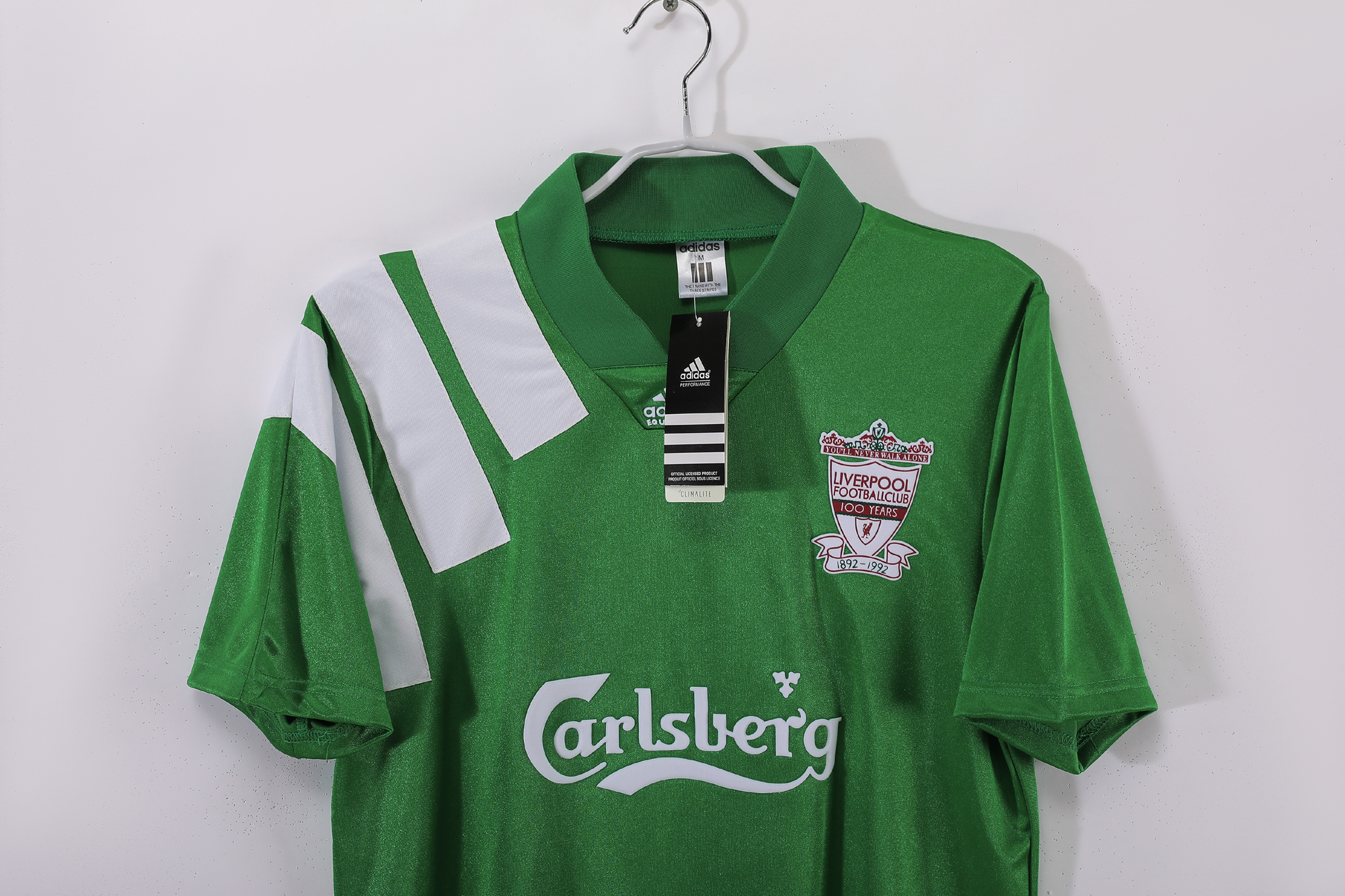 92-93 Liverpool Away Green Retro Jersey/92-93利物浦客场