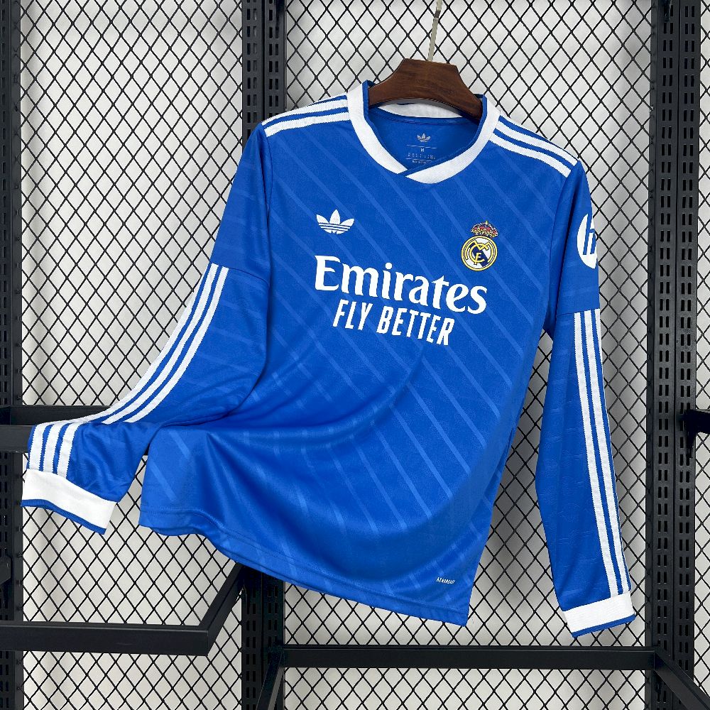 25-26 Real Madrid Third Fans Long Sleeve Jersey/ 25-26 皇马第二客场球迷长袖