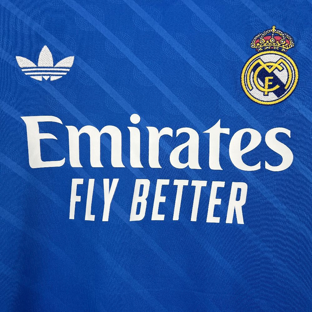 25-26 Real Madrid Third Fans Long Sleeve Jersey/ 25-26 皇马第二客场球迷长袖