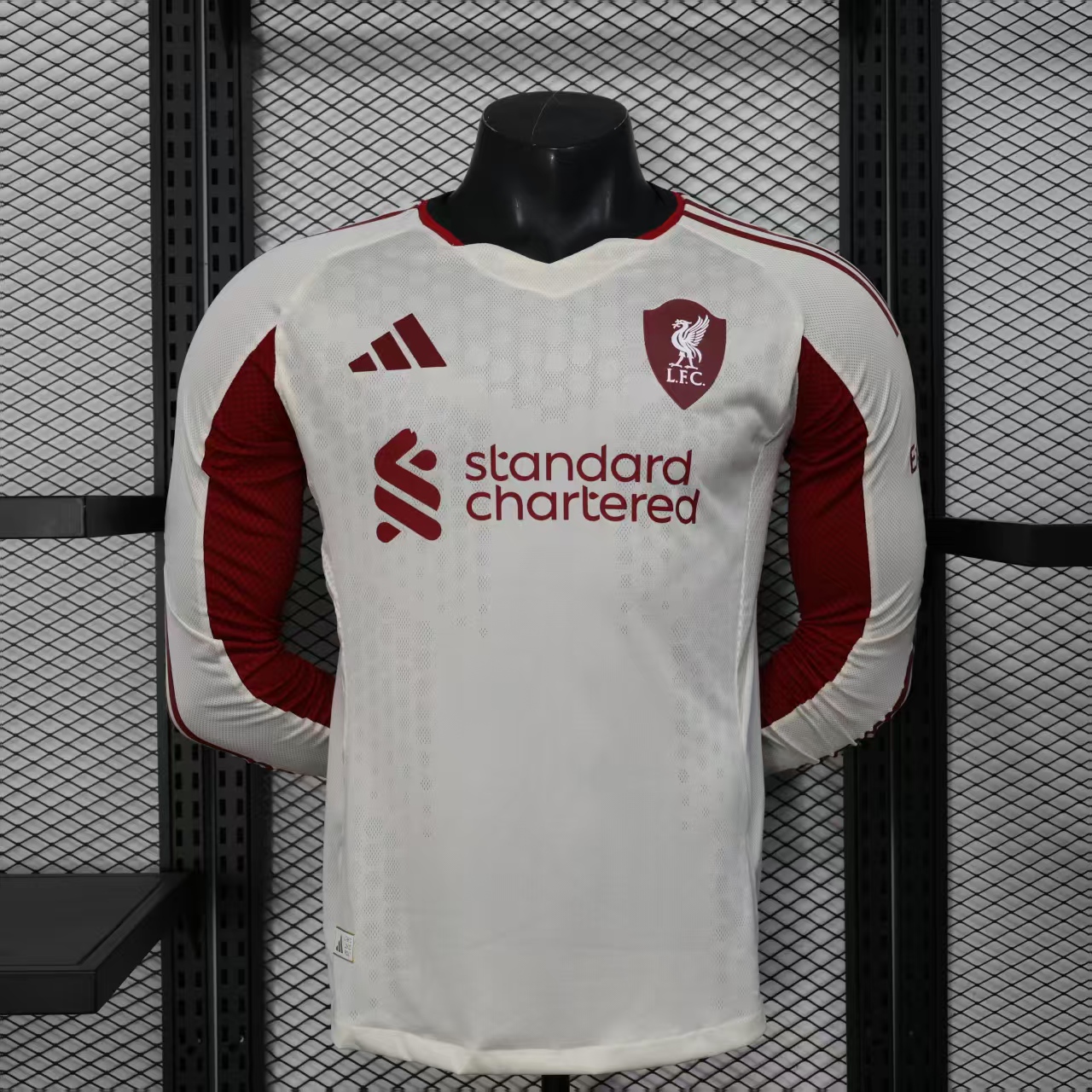 25-26 Liverpool Away Player Long Sleeve Jersey/25-26 利物浦客场球员长袖