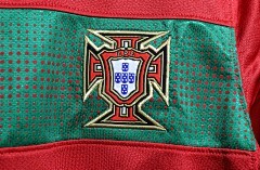 2010 Portugal Home Player Long Sleeve Retro Jersey/2010 葡萄牙主场球员长袖