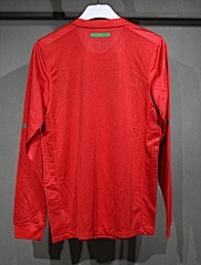 2010 Portugal Home Player Long Sleeve Retro Jersey/2010 葡萄牙主场球员长袖