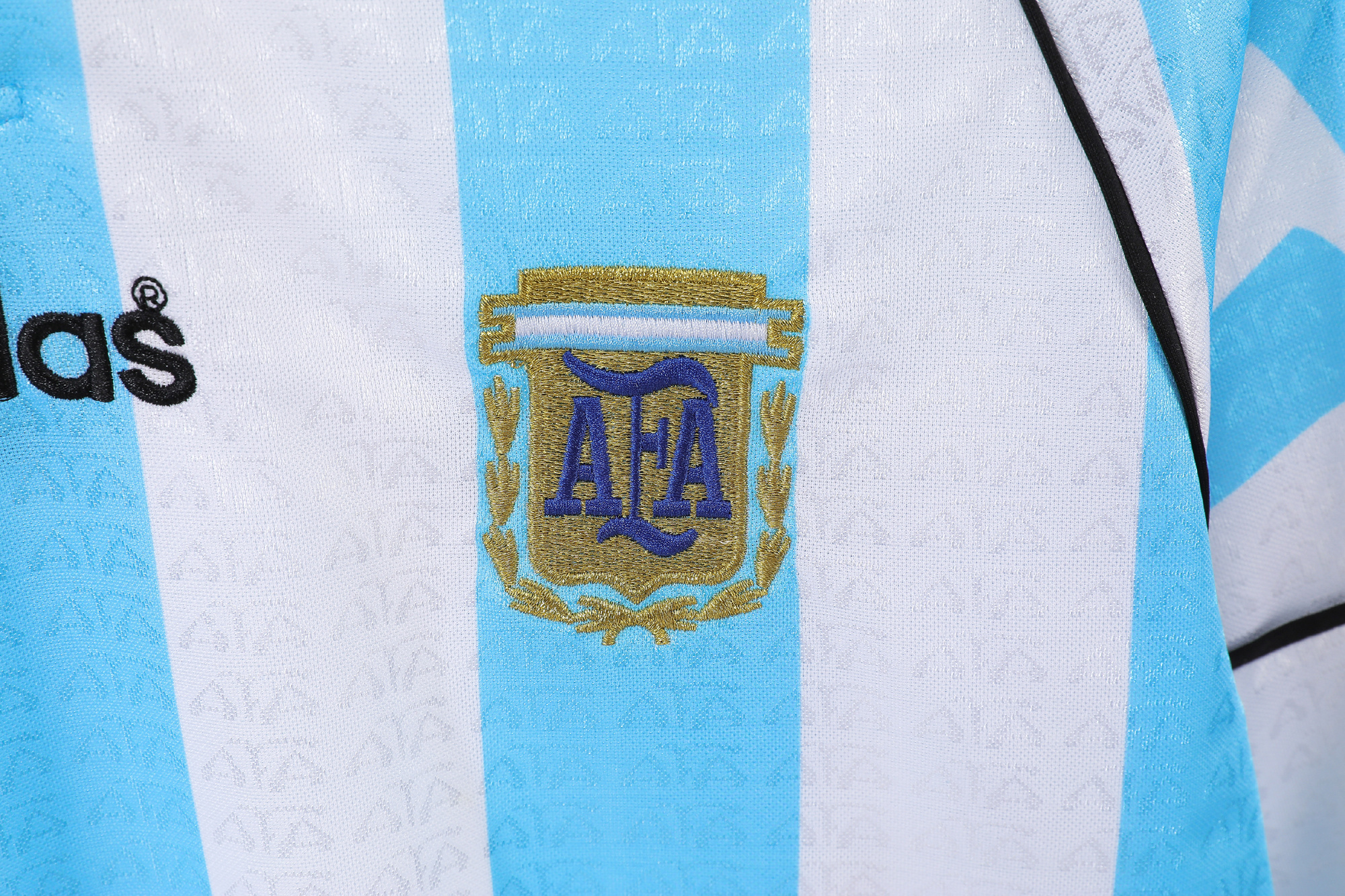 96-97 Argentina Home Long Sleeve Retro Jersey/96-97阿根廷主场长袖