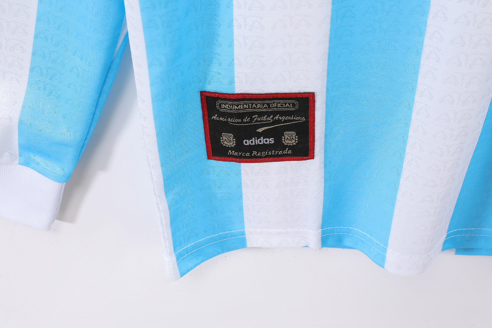 96-97 Argentina Home Long Sleeve Retro Jersey/96-97阿根廷主场长袖