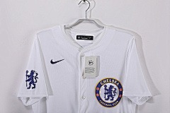 25-26 Chelsea White Baseball Jersey/ 25-26切尔西棒球服