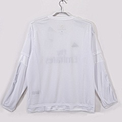15-16 Real Madrid Home Long Sleeve Retro Jersey/15-16皇马主场长袖