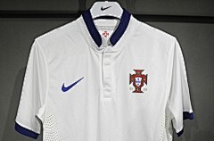 2014 Portugal Away Player Retro Jersey/2014 葡萄牙客场球员