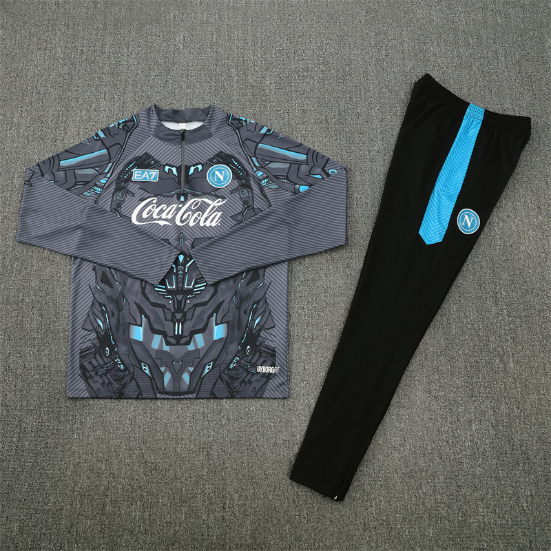 25-26 Napoli Training Suit/25-26那不勒斯半拉训练服