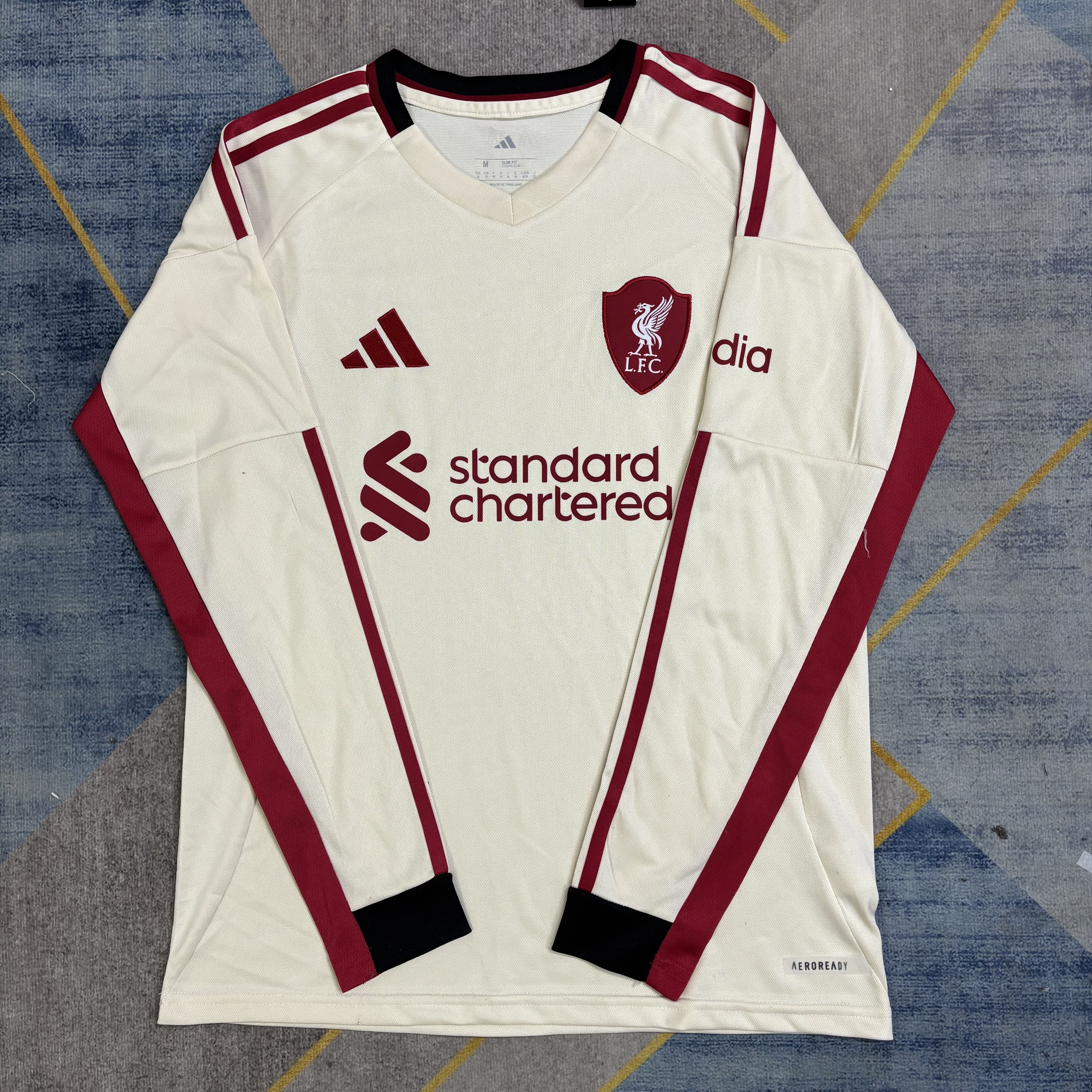 25-26 Liverpool Away Long Sleeve Fans Jersey/25-26利物浦客场球迷长袖