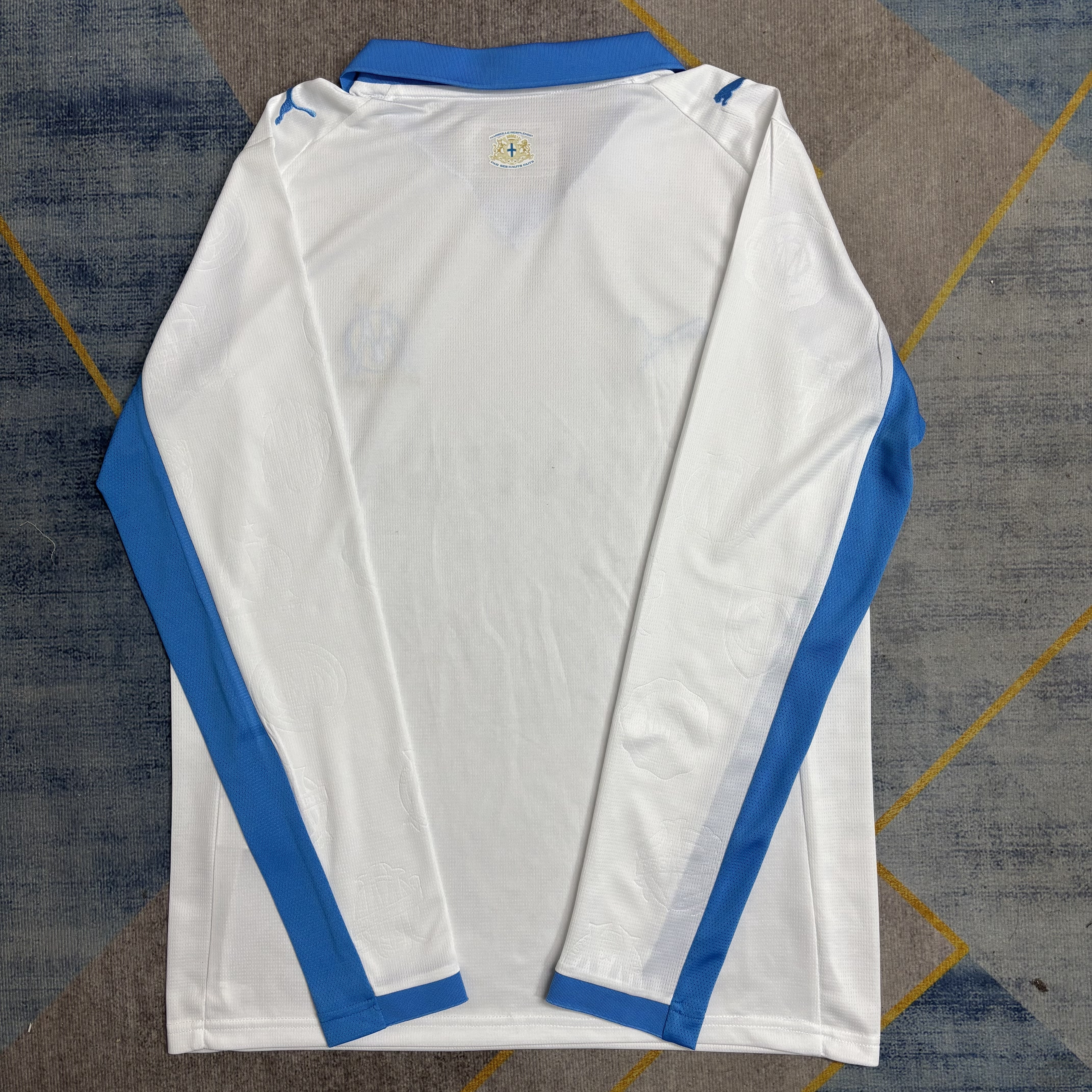 25-26 Marseille Home Long Sleeve Fans Jersey/25-26 马赛主场球迷长袖