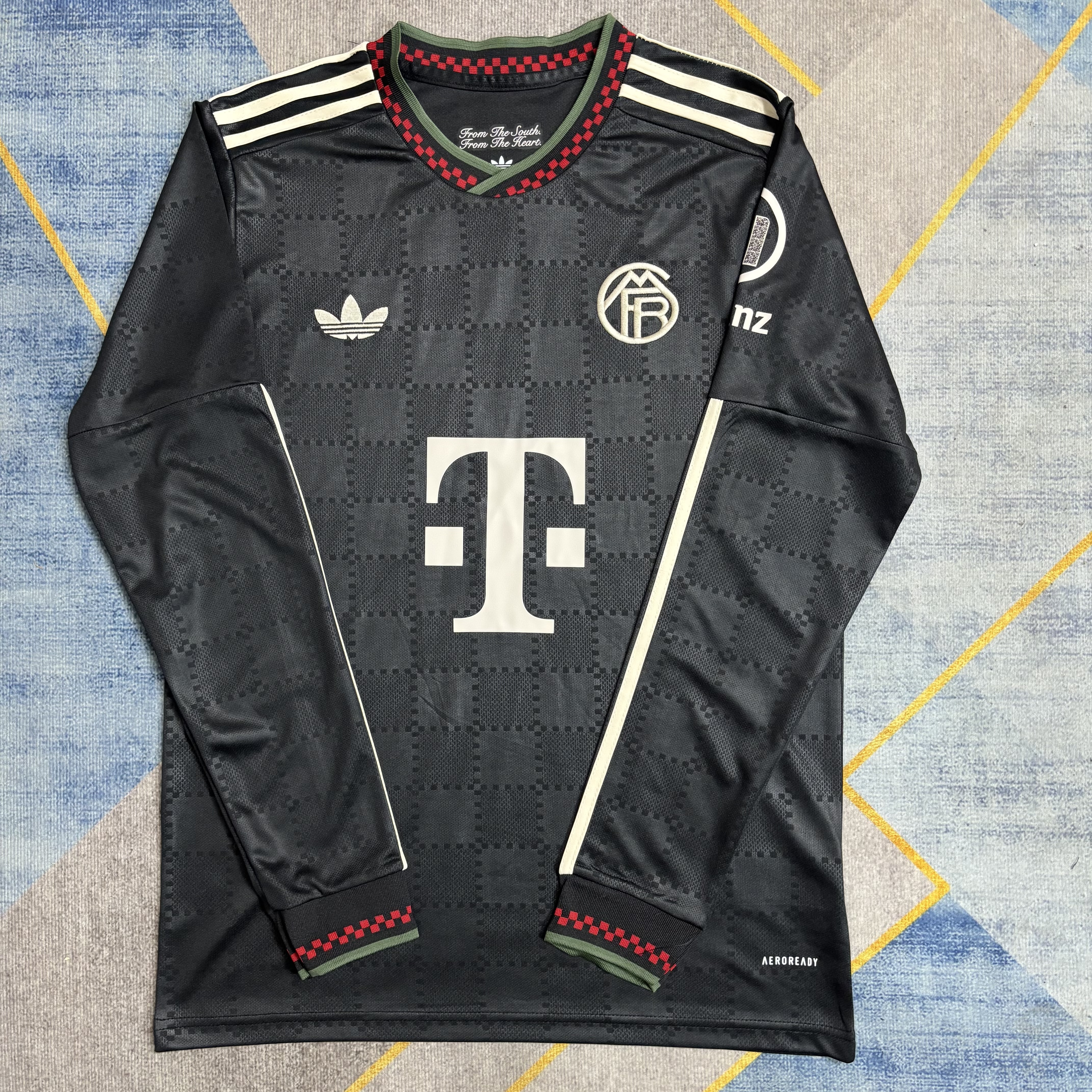 25-26 Bayern Munich Third Long Sleeve Fans Jersey/ 25-26 拜仁第二客场球迷长袖