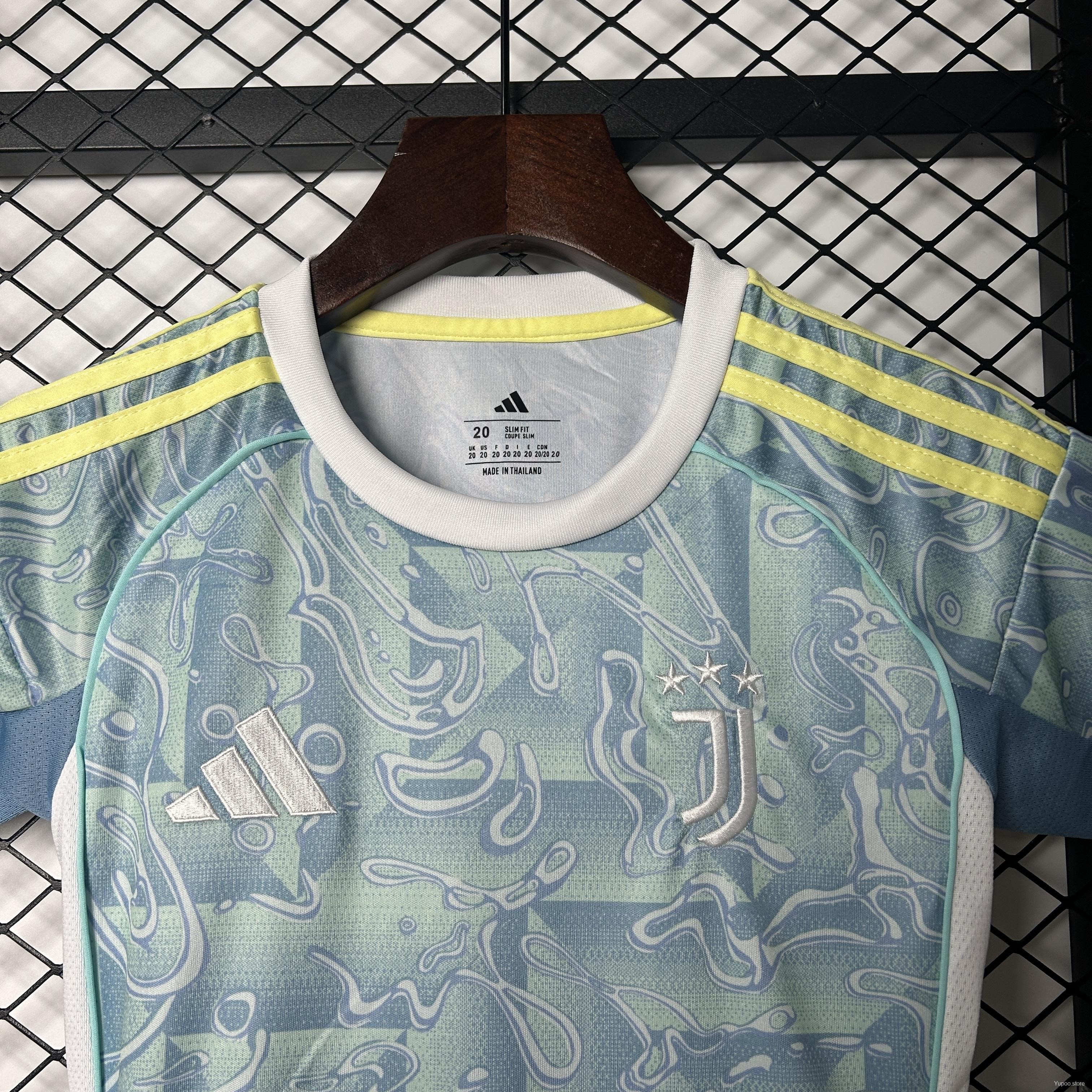 25-26 Juventus Away Kid Kit /25-26尤文客场童装
