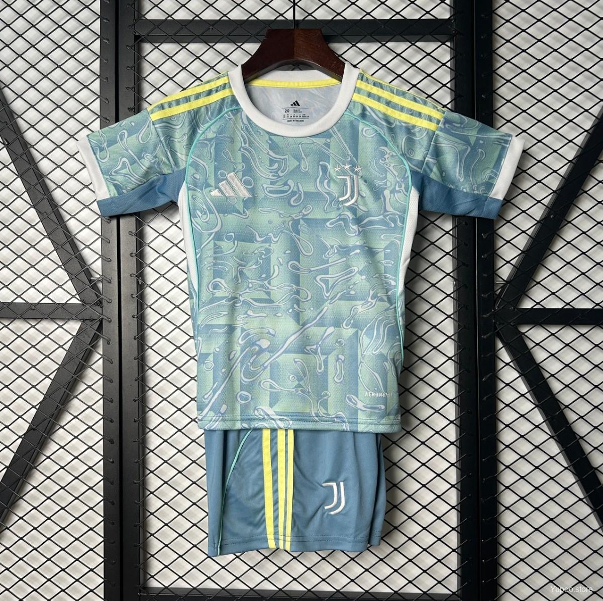 25-26 Juventus Away Kid Kit /25-26尤文客场童装