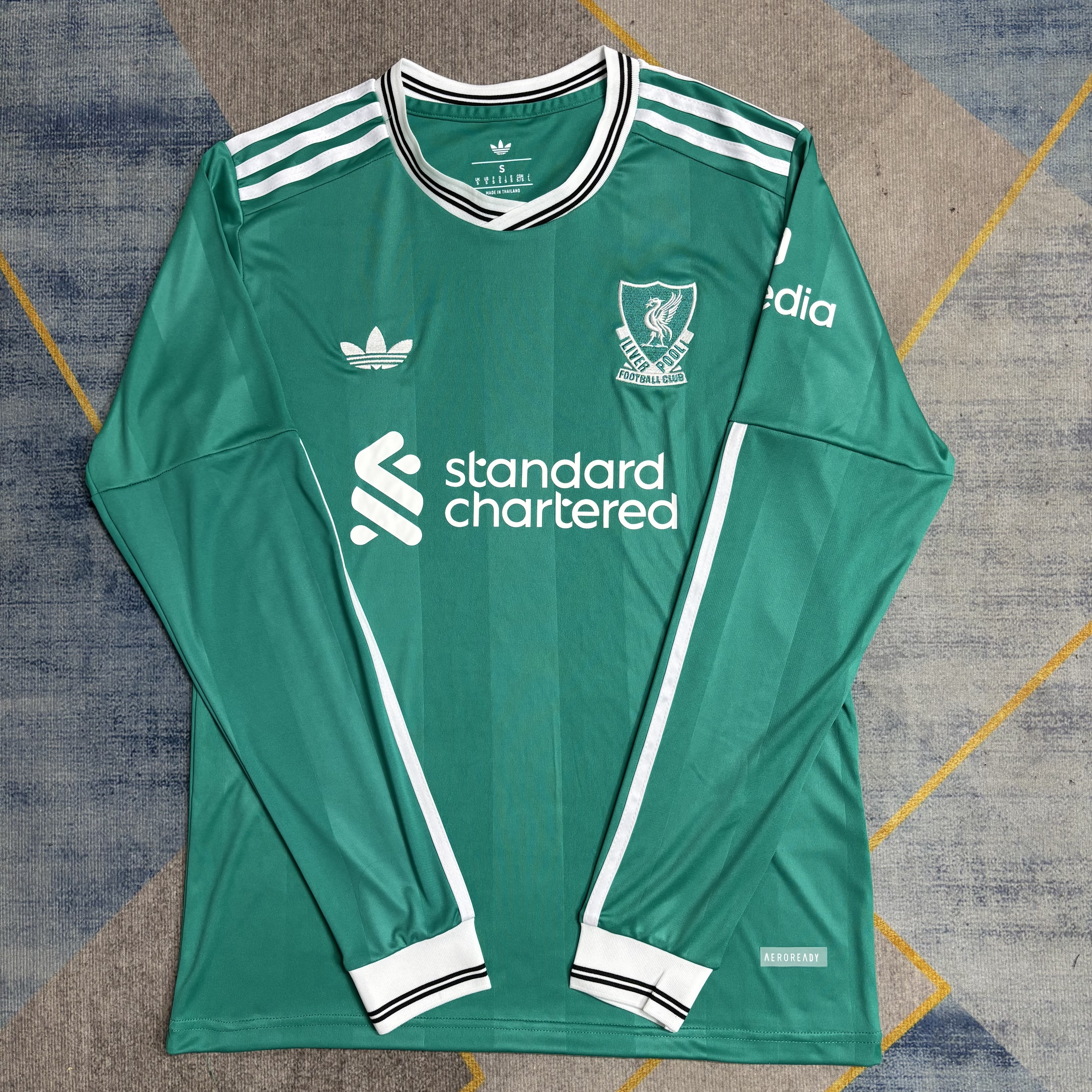 25-26 Liverpool Third Long Sleeve Fans Jersey/25-26利物浦第二客场球迷长袖