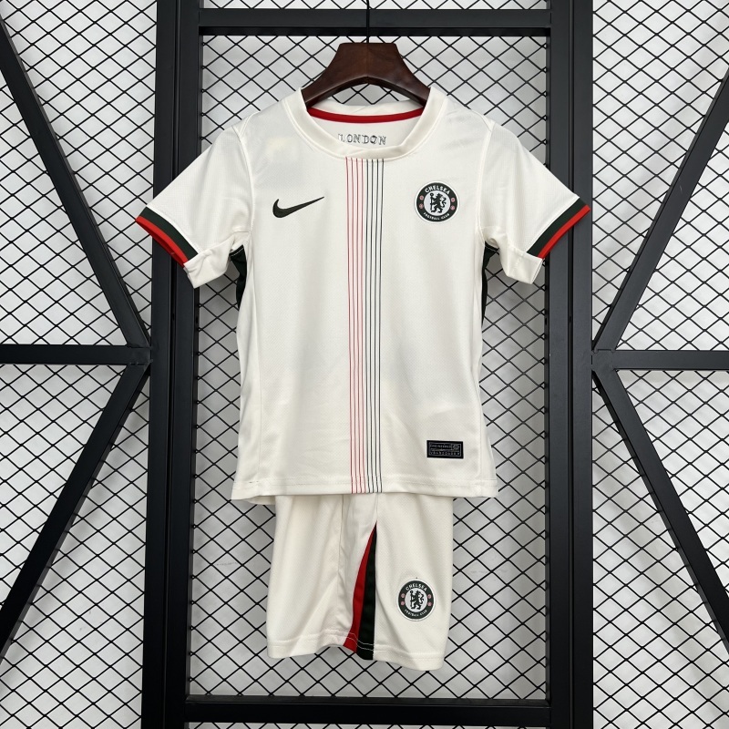 25-26 Chelsea Away Kid Kit/25-26切尔西客场童装