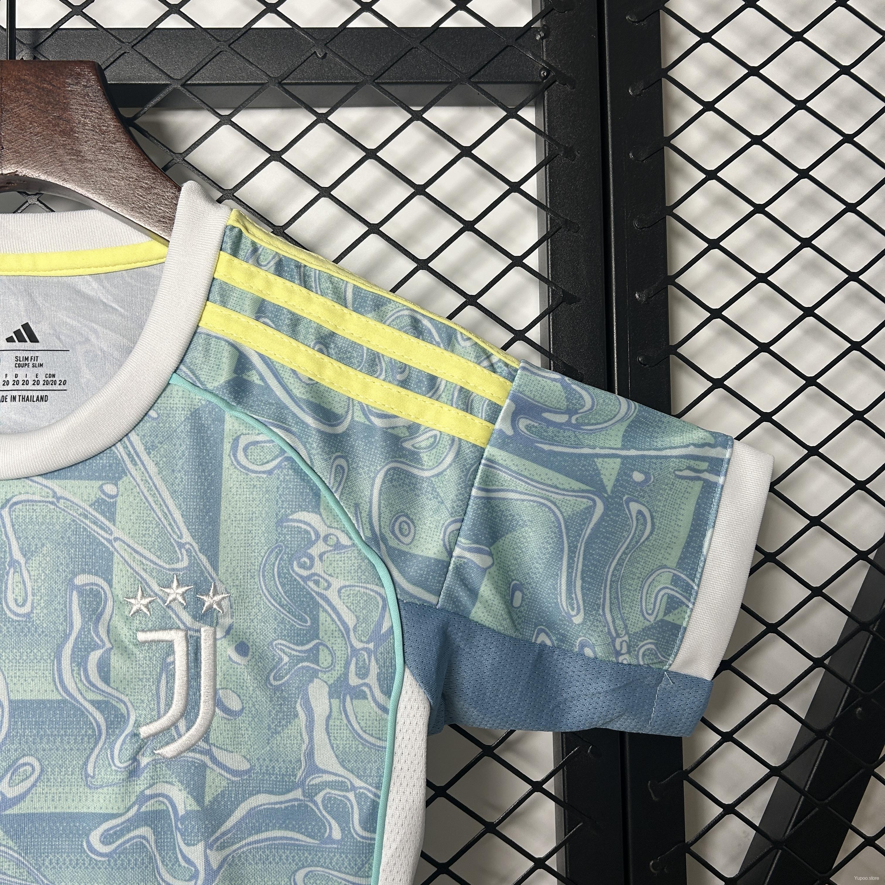25-26 Juventus Away Kid Kit /25-26尤文客场童装