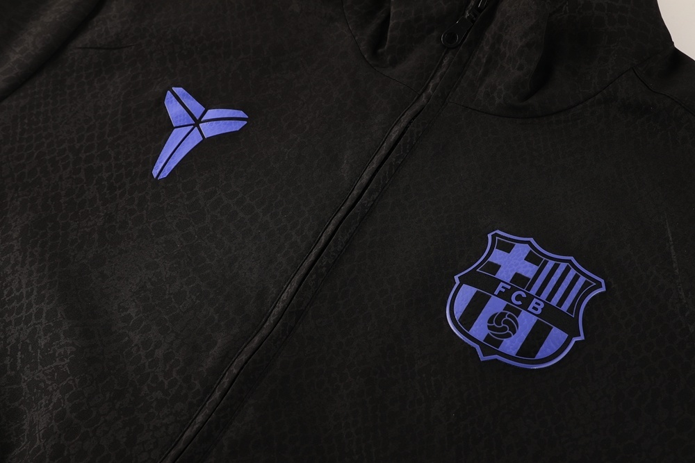 2025 BA Windbreaker/2025 巴萨黑色风衣