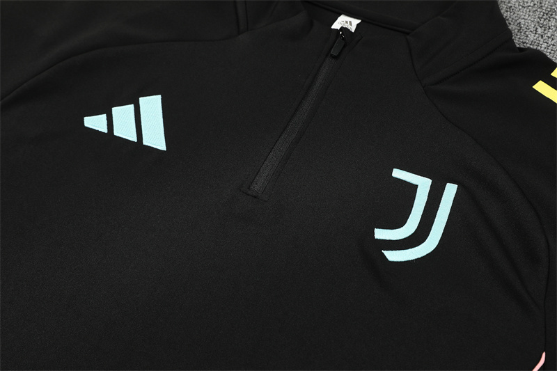 25-26 Juventus Black Training Suit/ 25-26尤文半拉训练服