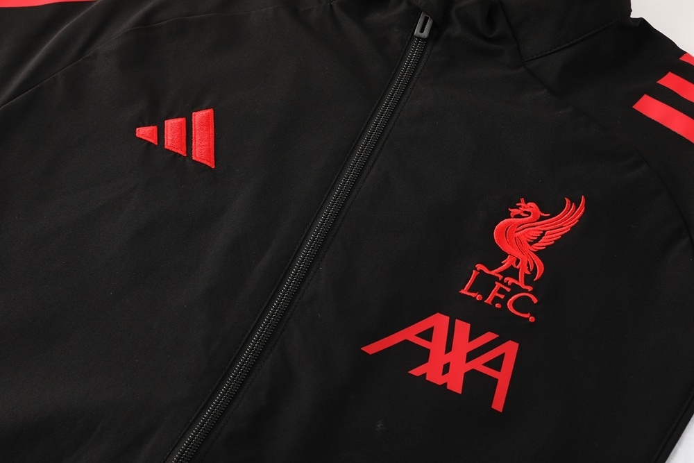 2025 Liverpool Black Windbreaker/2025 利物浦黑色风衣