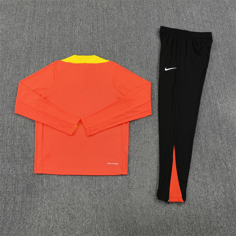 2025 Brazil Orange Player Version Training Suit/2025巴西训练服,球员版