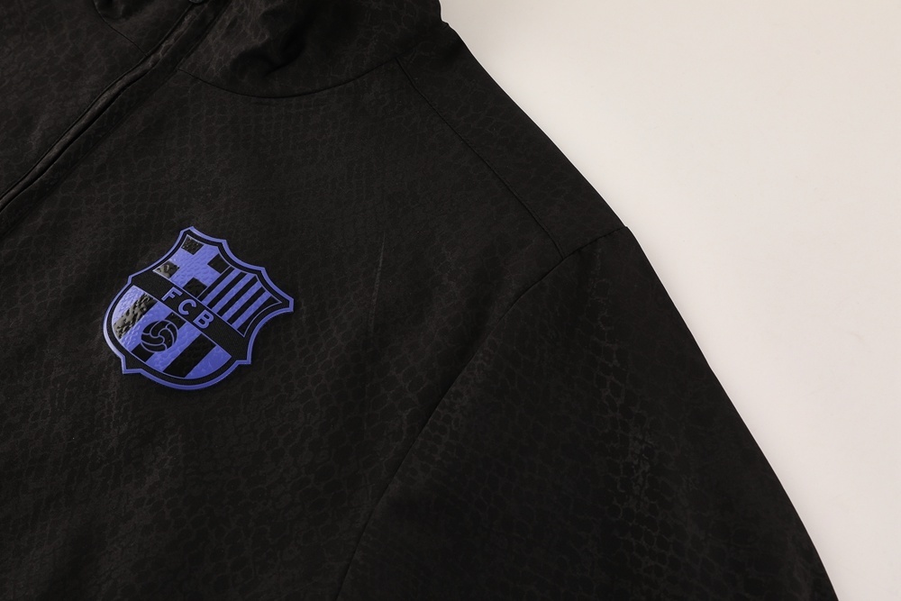 2025 BA Windbreaker/2025 巴萨黑色风衣