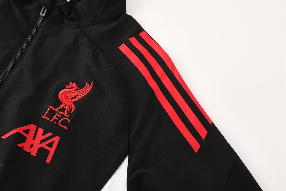 2025 Liverpool Black Windbreaker/2025 利物浦黑色风衣