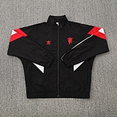 2025 Manchester United Black Windbreaker/2025 曼联黑色风衣