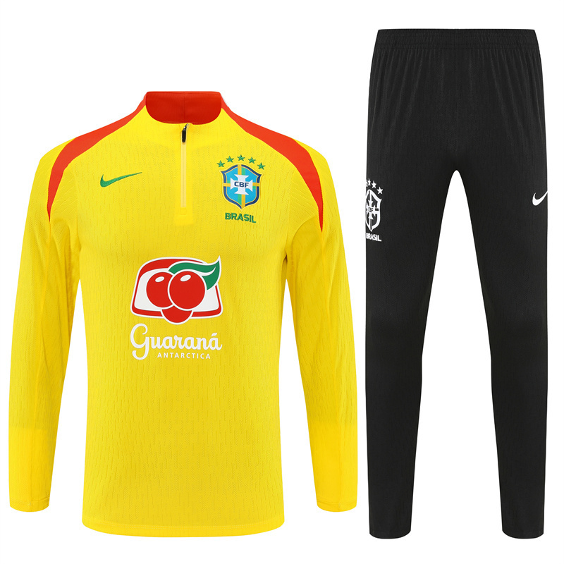 2025 Brazil Yellow Player Version Training Suit/2025巴西训练服,球员版
