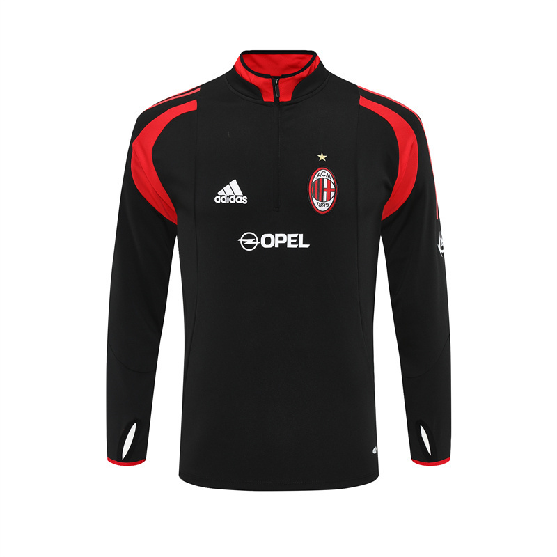 04-05 AC Milan Black Retro Training Suit Top/ 04-05AC米兰复古上衣