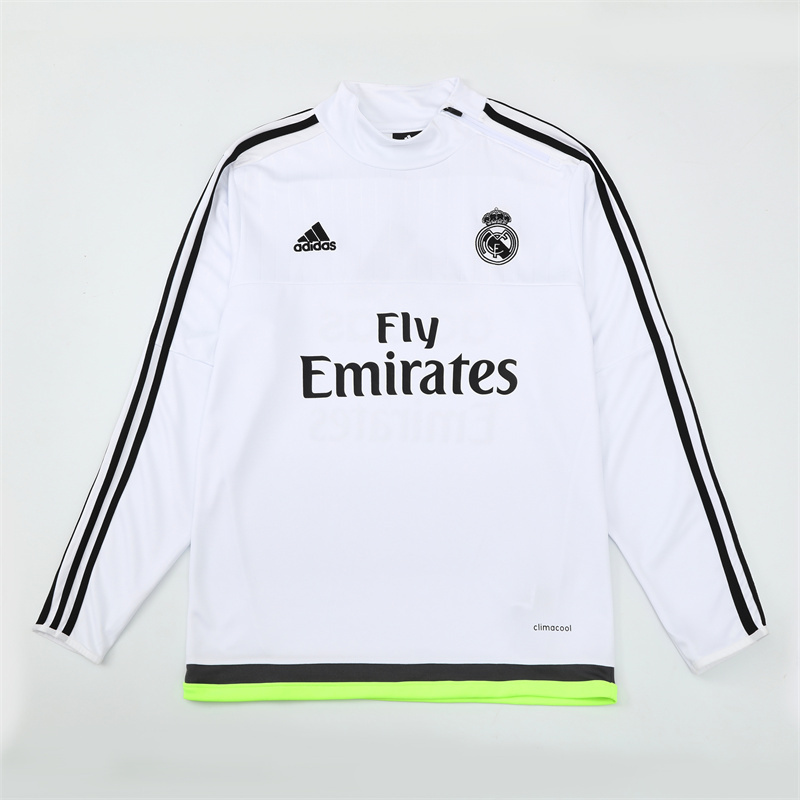 15-16 Real Madrid Retro Training Suit Top/15-16皇马复古上衣