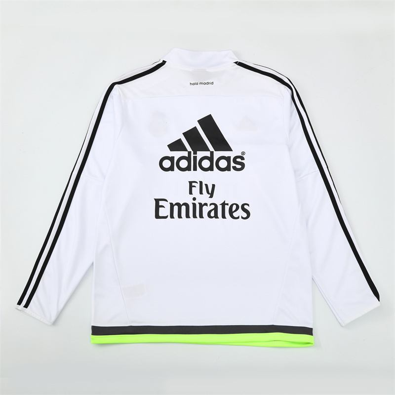 15-16 Real Madrid Retro Training Suit Top/15-16皇马复古上衣