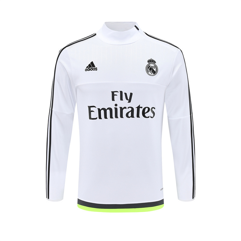 15-16 Real Madrid Retro Training Suit Top/15-16皇马复古上衣