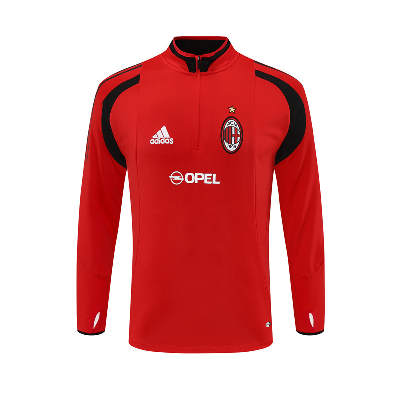 04-05 AC Milan Red Retro Training Suit Top/ 04-05AC米兰复古上衣