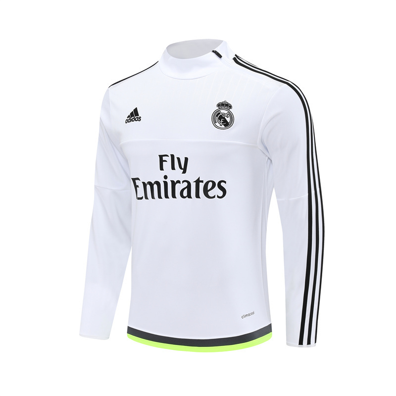15-16 Real Madrid Retro Training Suit Top/15-16皇马复古上衣