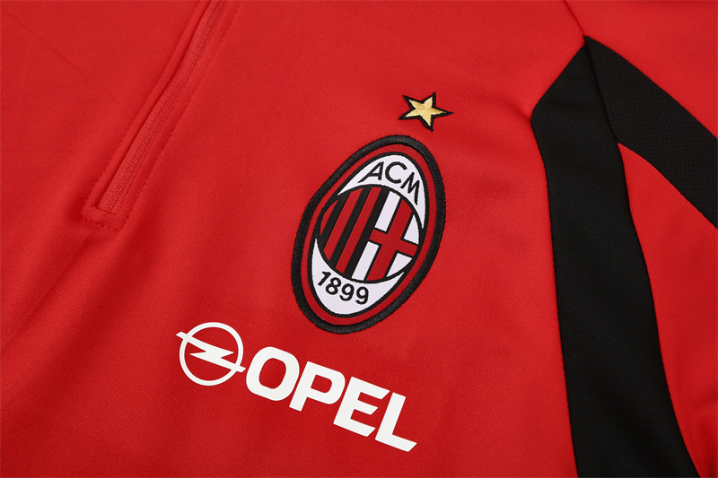05-06 AC Milan Red Retro Training Suit Top/ 05-06AC米兰复古上衣