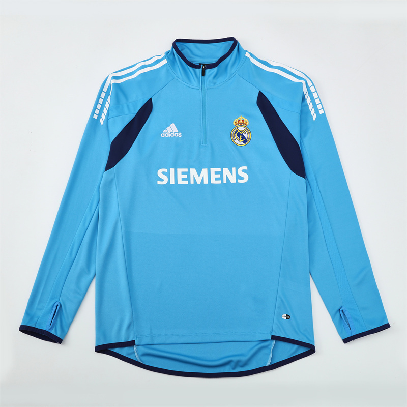 05-06 Real Madrid Retro Training Suit Top/05-06皇马复古上衣