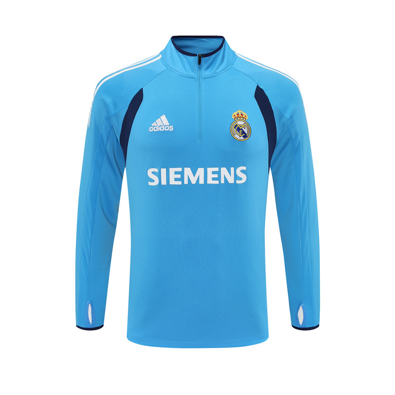 05-06 Real Madrid Retro Training Suit Top/05-06皇马复古上衣