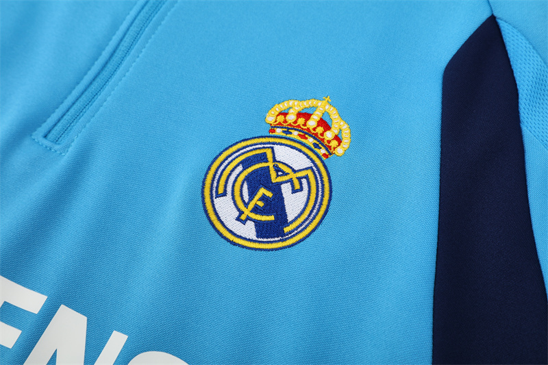 05-06 Real Madrid Retro Training Suit Top/05-06皇马复古上衣