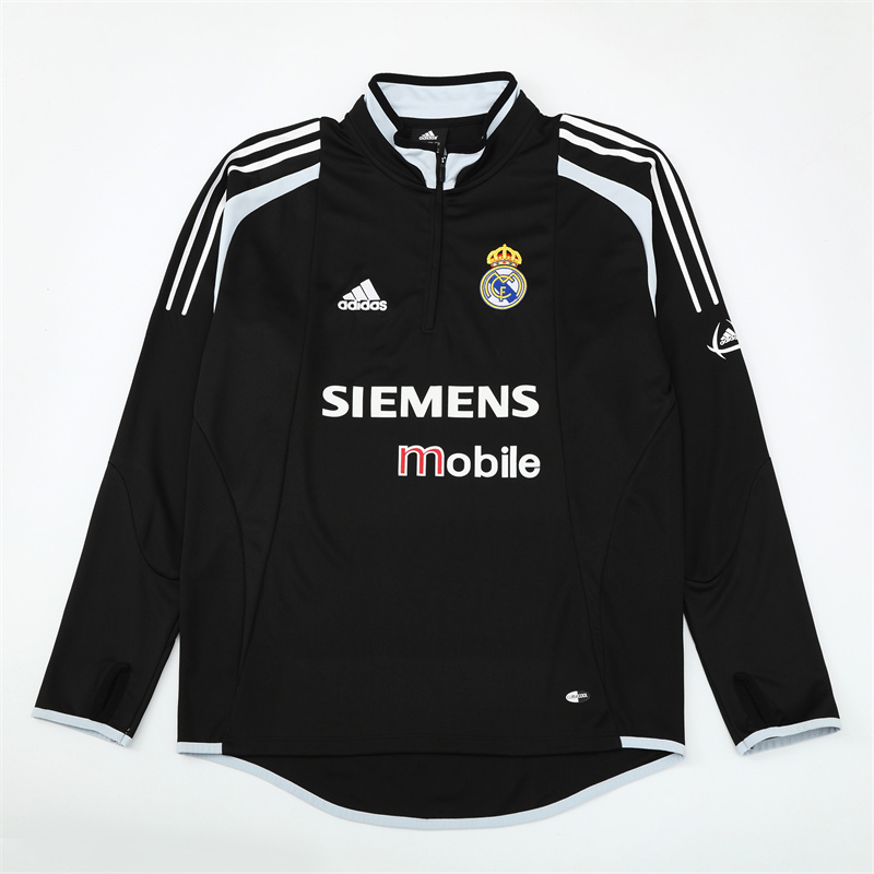 04-05 Real Madrid Retro Training Suit Top/04-05皇马复古上衣