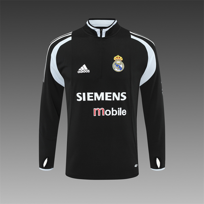 04-05 Real Madrid Retro Training Suit Top/04-05皇马复古上衣