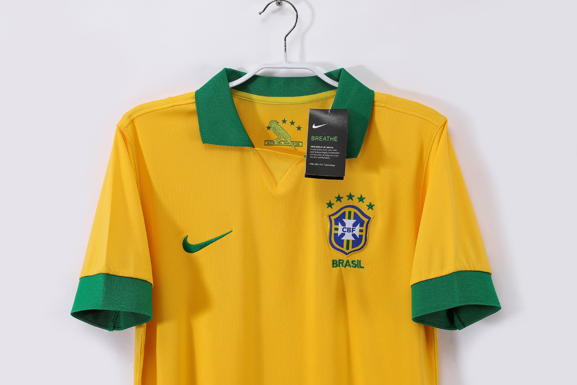 2013 Brazil Home Retro Jersey/2013巴西主场